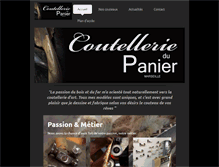 Tablet Screenshot of coutelleriedupanier.com